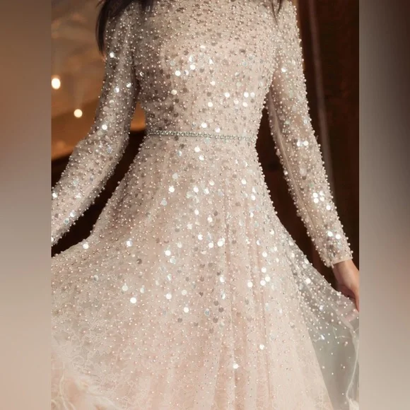 🔴MAC DUGGAL STUNNING FEATHER GOWN Style 11782 - Picture 4 of 16